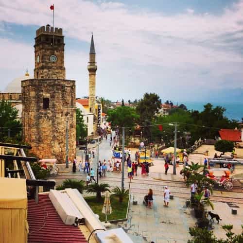 Clock Tower-Antalya oude stadscentrum