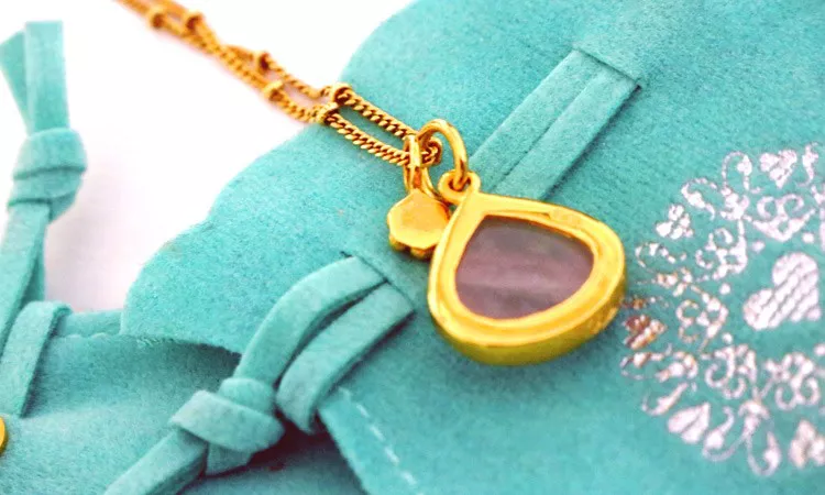 heart to get ketting- achterkant -stone of love