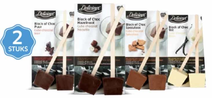 Delicieux - Blok of Choc voor chocolademelk van Lidl
