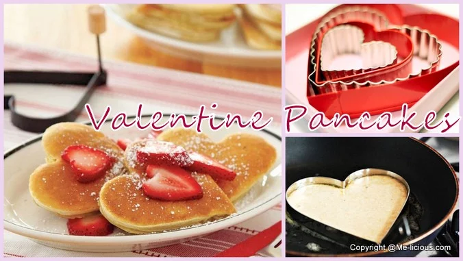 recept Heart pancakes voor je valentijn