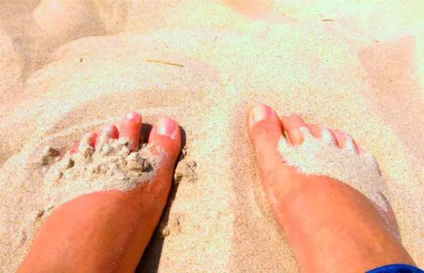 strand voeten