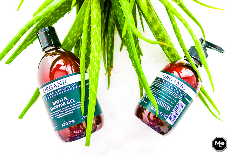 Apotek Organic Aloë vera en Olive Oil lijn