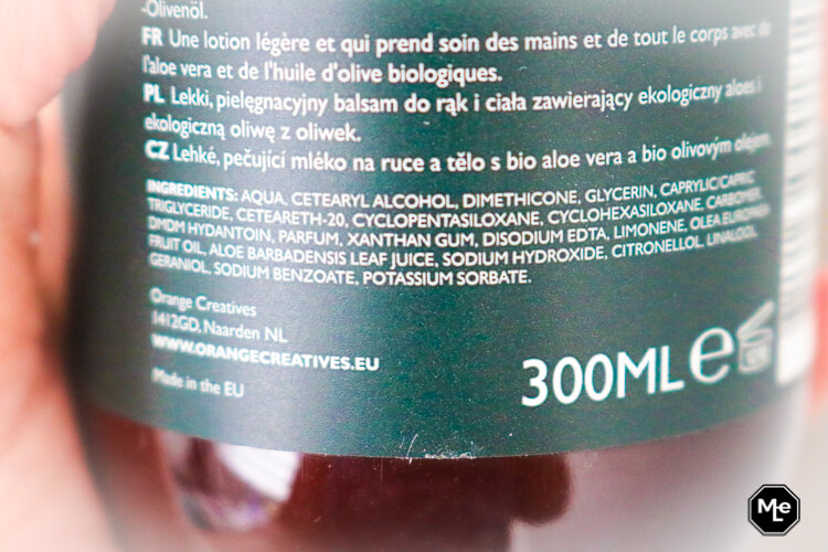 Apotek Organic Aloë vera en Olive Oil lijn