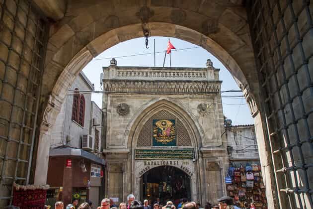 Bezienswaardigheden in Istanbul- grand bazaar