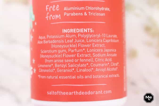Salt Of The Earth deodorant