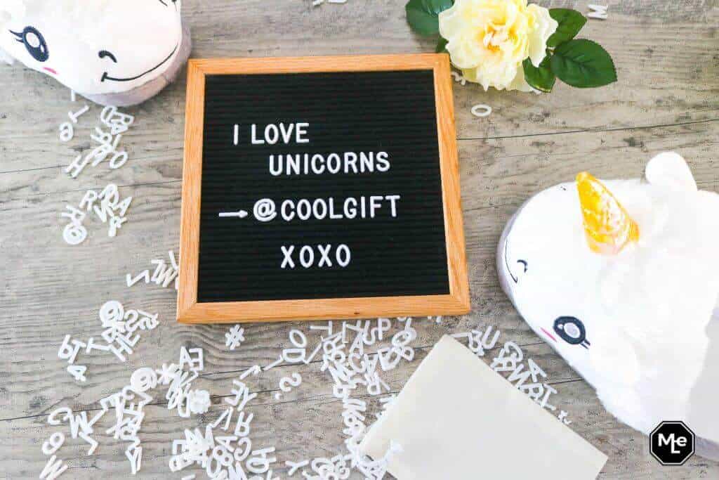 I love Unicorns - letterboard