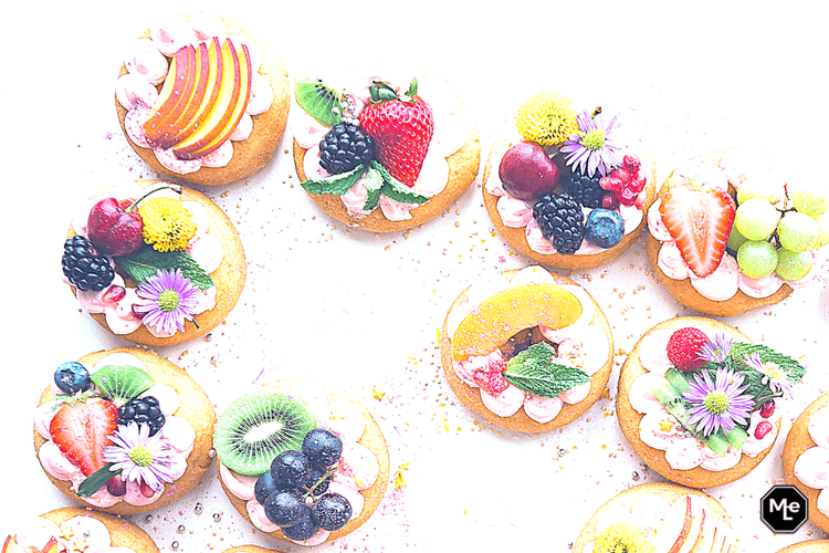 frisse fruittaart koekjes