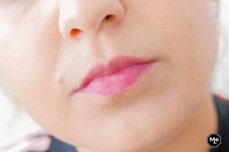 make-up om mee te sporten - lippen close-up