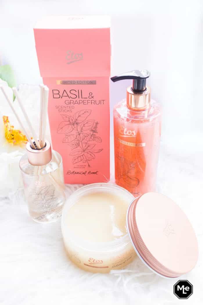 Etos Botanical Boost Basil en grapefruit