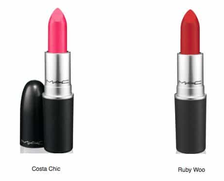 MAC gratis lipsticks