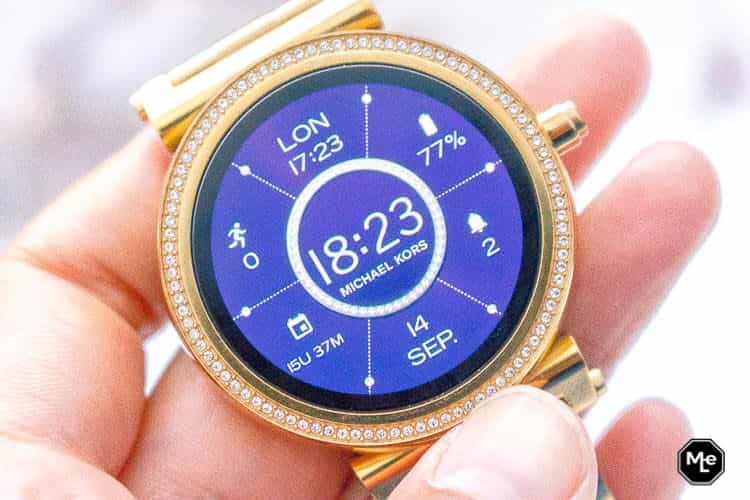 Michael Kors Acces Sofie smartwatch - wijzerplaat widgets