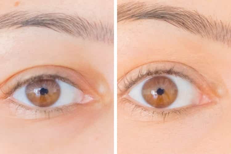 Maybelline The Eraser Eye Concealer before and after