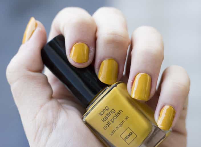 Hema Longlasting Nailpolish Golden Yellow
