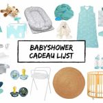 babyshower cadeau lijst