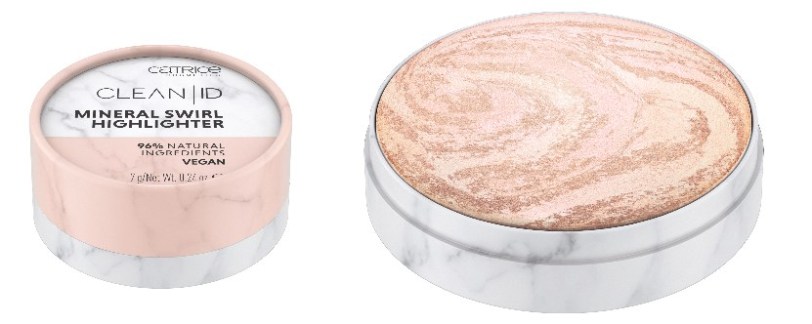 Catrice Clean ID - Mineral Swirl Highlighter - 010 Silver Rose
