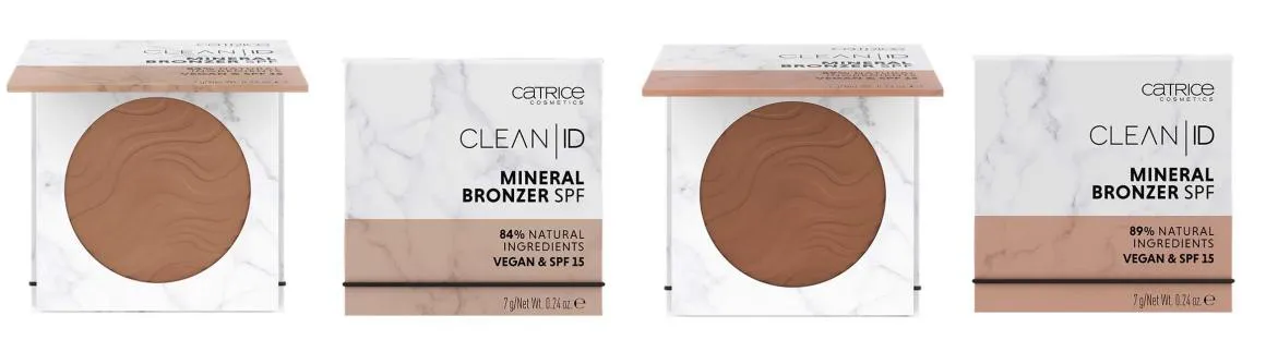 catrice clean id mineral bronzer - 010 Light/Medium & 020 Medium/Dark