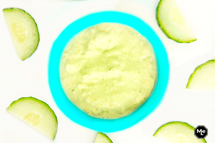 DIY gezichtsmasker komkommer - yoghurt voor een verbrande huid