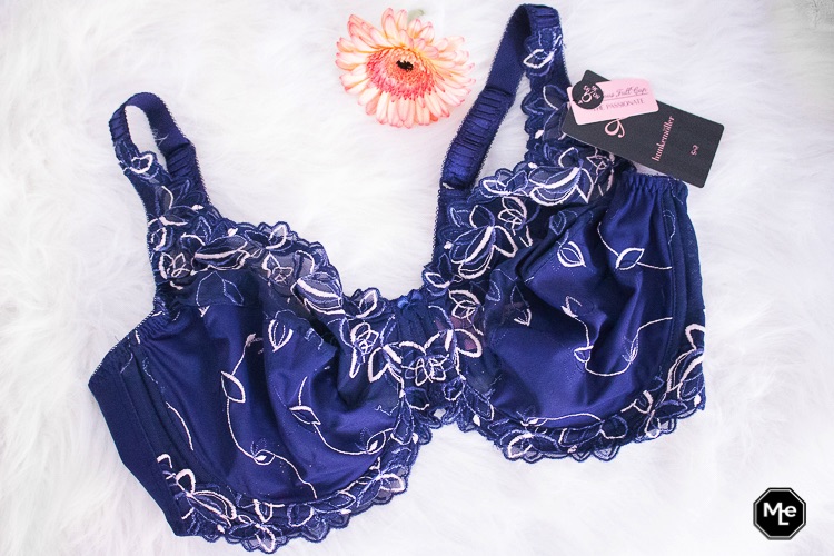 Grote maten bh -Diva - blauw