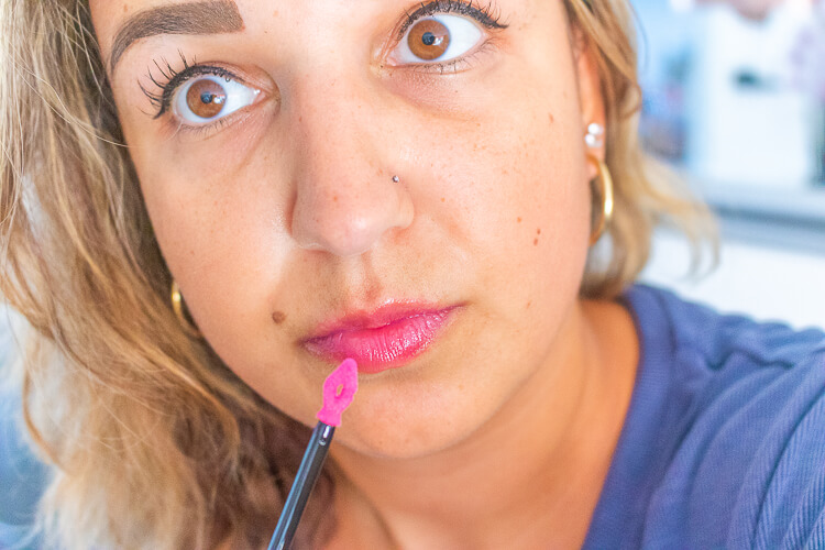 close-up gezicht make-up