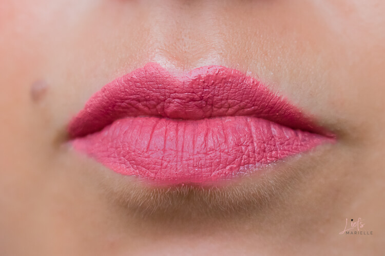 Noosh Coral Kiss Liquid Lip close-up lippen