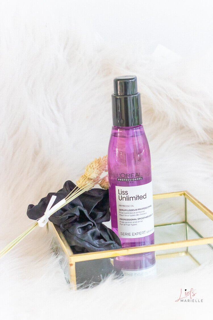 Loreal Liss Unlimited Primrose Oil voor een goede blow dry