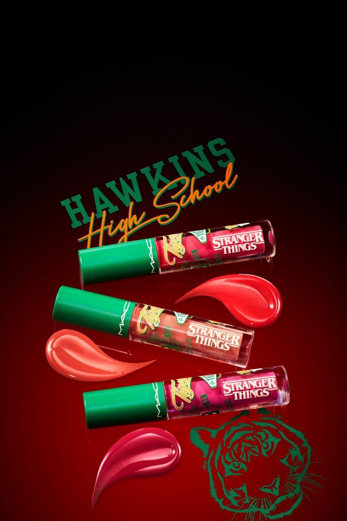 MAC Stranger things lip laquers