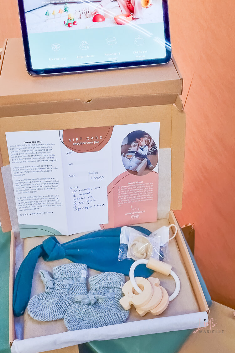 Yaloe Yaa negenmaandenbeurs 2023 eerste baby box.